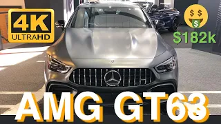 2019 Mercedes AMG GT63 4 DOOR COUPE Walkaround in 4k