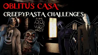 Oblitus Casa (v1.0.1) - All Creepypasta Challenges