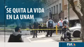 Estudiante de medicina de la UNAM se arroja de edificio y pierde la vida en la Facultad