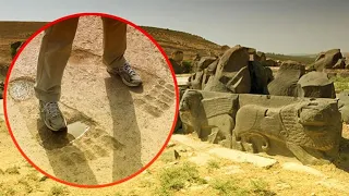 The Mystery Of Enormous Footprints At Ain Dara Temple Ruins