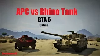 (GTA 5)APC vs Rhino Tank