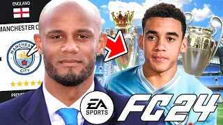 I Rebuilt Manchester City With Vincent Kompany in FC 24 Career Mode!