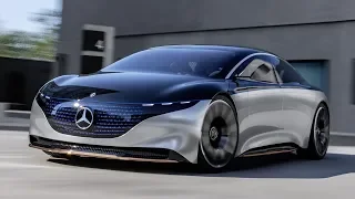 Автомобиль из будущего Mercedes Benz Vision EQS новейший электрокар от Mercedes Benz