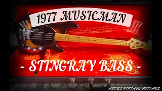 1977 MUSICMAN STINGRAY BASS - Andy's Vintage Guitars