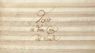 VIVALDI | Dixit Dominus in due Cori | RV 594 in D major | Original manuscript