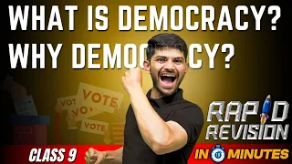 What is Democracy? Why Democracy | 10 Minutes Rapid Revision | Class 9 SST