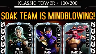 MK Mobile. Soak Team in Klassic Tower. This Damage Will BLOW YOUR MIND!