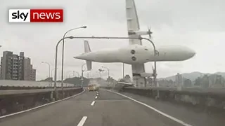 Taiwan Plane Crash: Passenger Jet Hits Bridge