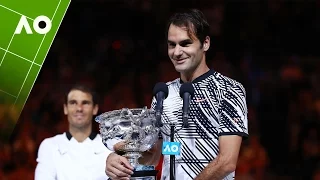 Your 2017 Champion, Roger Federer | Australian Open 2017