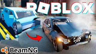 BeamNG VS Roblox 💥Car Crash Compilation 5