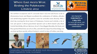 Conservation Conversations: Avitourism in Polokwane - Daniel Engelbrecht (3May22)