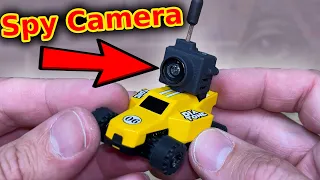 World's smallest RC spy car