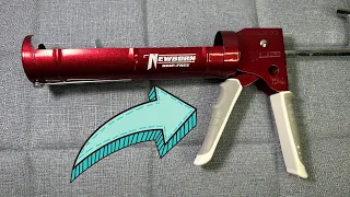 FINALLY a Caulk Gun with no drip and easy-hold grips!