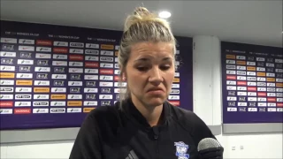 20170513 SSE Women FA Cup Final 2017   Interview with Andrine Hegerberg   Birmingham City