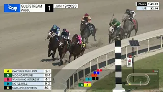 Gulfstream Park Carrera 1 - 19 de Enero 2023