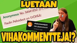 Oon LÄSKI?! Luetaan vihakommentteja!