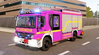 Pink Emergency Call 112 - Rapid Response Fire Brigade - The Fire Fighting Simulation 2 Gameplay 4k