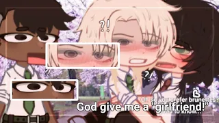 God give me a "girlfriend!"|   Gacha HP AU/UA meme/trend    Drarry/Harco   Not OG   @Moqee_ofc