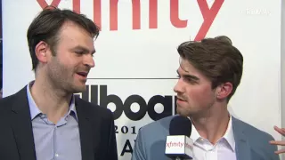 The Chainsmokers Magenta Carpet Interview - BBMAs 2016