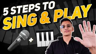 SINGING ke sath PIANO kaise bajaye - How to SING with PIANO/KEYBOARD - PIX Series Piano lesson Hindi