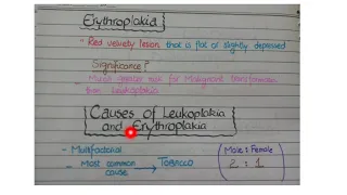 Leukoplakia And Erythroplakia