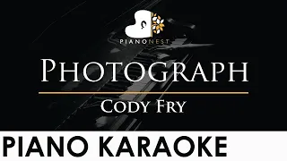 Cody Fry - Photograph - Piano Karaoke Instrumental Cover with Lyrics