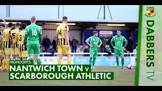 HIGHLIGHTS | Nantwich Town 1-1 Scarborough Athletic