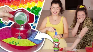 IIHH... ☠️ wir testen eine GUMMIBÄRCHEN MASCHINE von Aldi! 😂