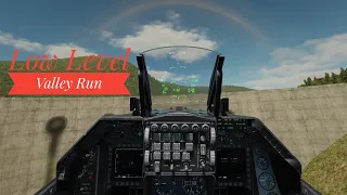 F16 Viper Low Level Valley Run