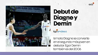 Debutan con descaro ISMAILA DIAGNE y EGOR DEMIN en el Real Madrid | Liga Endesa 2022-23