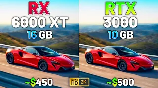 RX 6800 XT vs RTX 3080 - Test in 20 Games in 2024