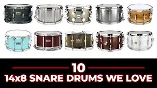 Ten 14x8 Snare Drums Compared - Which is Best For You?