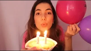 ASMR BINAURAL: Celebrating your birthday! Happy Birthday roleplay