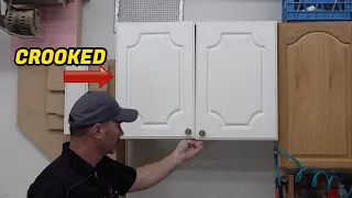 How To Align / Adjust Cabinet Door Hinges (European style hinges)