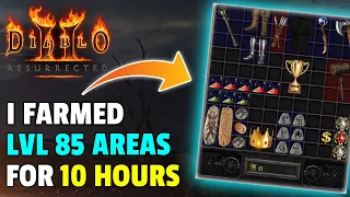 I farmed lvl 85 areas for 10 hours, rewarded ? yes ! - Diablo 2 Resurrected