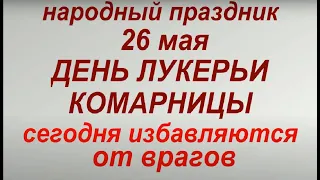 26 мая народный праздник Лукерья Комарница. Народные приметы и традиции. Что  можно и нельзя делать.