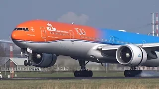 HUGE Planes Landing at Amsterdam Schiphol Airport B747, A330, B787, B777