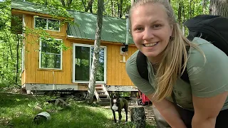 We Have an Outdoor Shower! - Off Grid Cabin Build