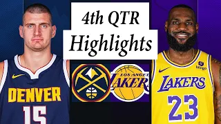 Denver Nuggets vs. Los Angeles Lakers Full Highlights 4th QTR | Oct 24 | 2023 NBA Preseason