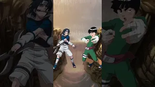 Саске против рок ли who is strongest sasuke vs rock lee #anime #аниме #naruto #наруто #edit