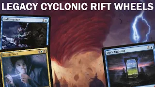 MAXIMUM DISRESPECT! Legacy Dimir Cyclonic Rift Hullbreacher Wheels. Day's Undoing Stompy Combo MTG