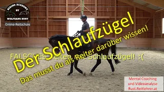 F 71 Der Schlaufzügel! Hilfszügel oder Tierquälerei?! Reiter, Pferde und Reiten lernen. Reiterhilfen