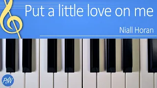 Piano easy tutorial for beginners: Put a little love on me - Niall Horan