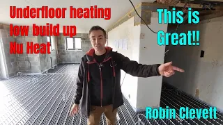 Low finish wet underfloor heating. The Big Build episode 40