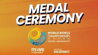 2023 World Bowls Championships - First Medal Ceremony