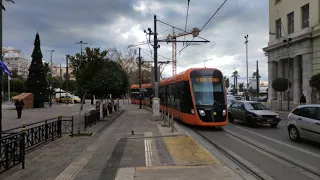 First day of operation on the new Tram extension in Piraeus with the Alstom Citadis X05! [4K 60 FPS]