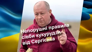 Непорушні правила сівби кукурудзи від Сергієнка.