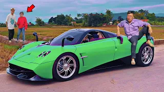 Poor Dad Built A Supercar From An Old Toyota For 200 USD To Give To His Son.