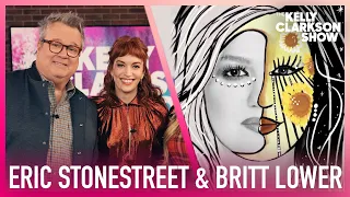 'Severance' Star Britt Lower Face Paints Kelly Clarkson And Eric Stonestreet