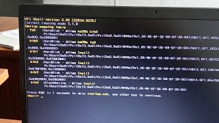 Не завантажуться ноутбук. Ошибка "EFI Shell version hard disk alias null"
